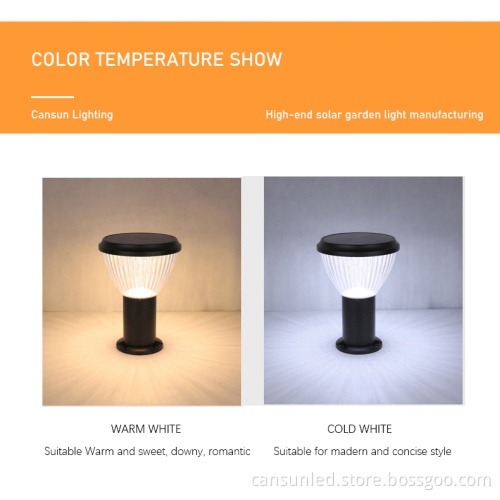 Outdoor Waterproof IP65 LED Bollard Light for Garden and Pathway